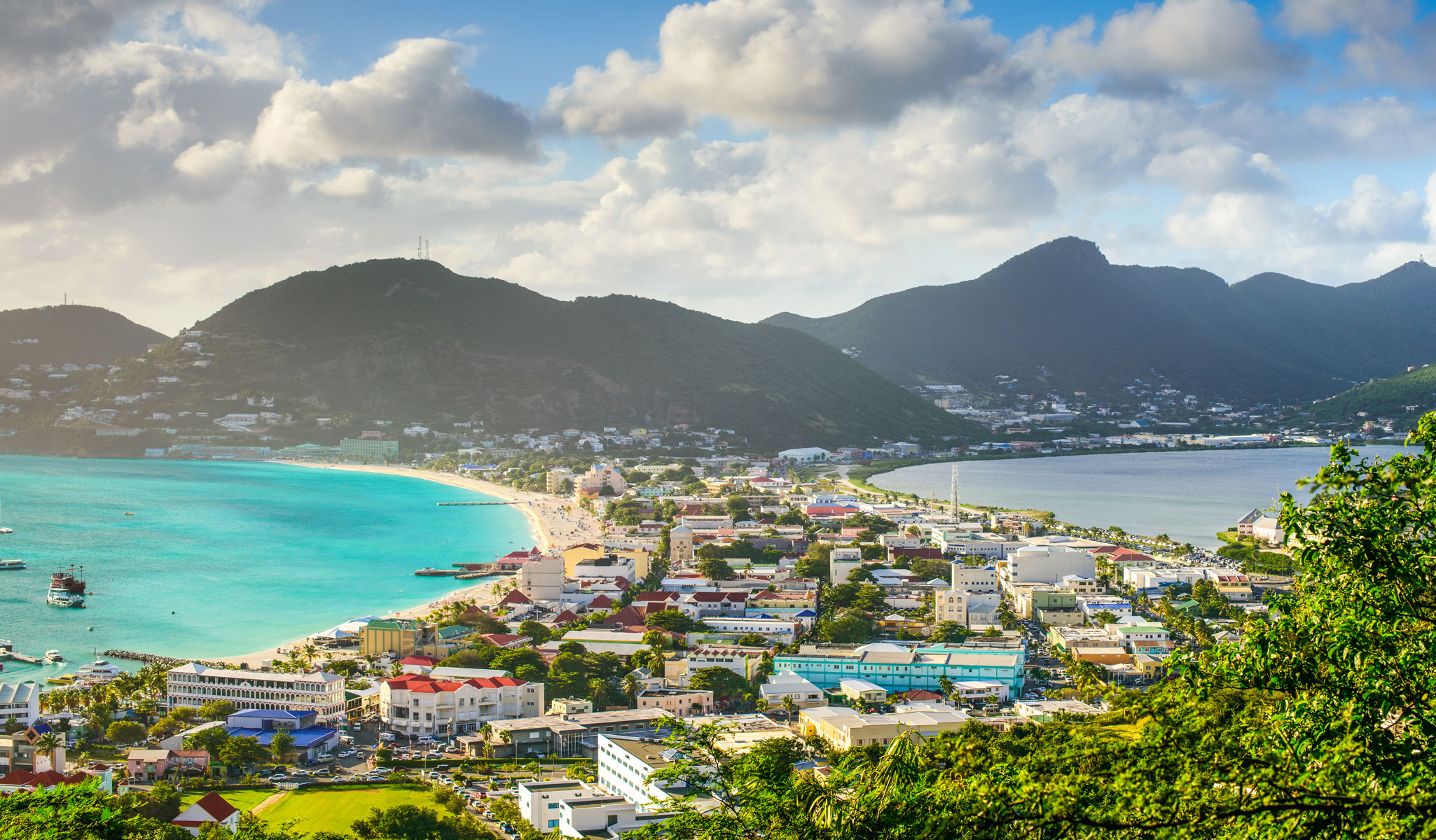 Cheap Flights From Canada To St Maarten Air Transat   StMaartenSaintMartin Panoramic 2050x1200 