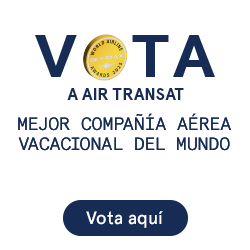 Vota a Air Transat. Mejor compañía aérea vacacional del mundo 2025. Vota aquí.